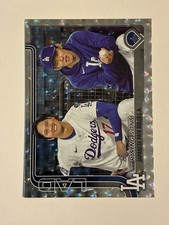 OHTANI / SASAKI 2025 Topps Update #US269 Rising Sons Silver Foilboard - Dodgers