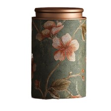 1pcs Tea Tin Can Tea Sealed Jar Portable Tea Storage Jar Empty Tea Packaging Box