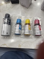 New Genuine HP 32 Black 31 Cyan Magenta Yellow 4PK Ink Bottles BB 03/2025