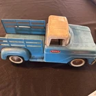 Vintage Tonka Pressed Steel Pickup Stake Bed Truck Blue White 1960s