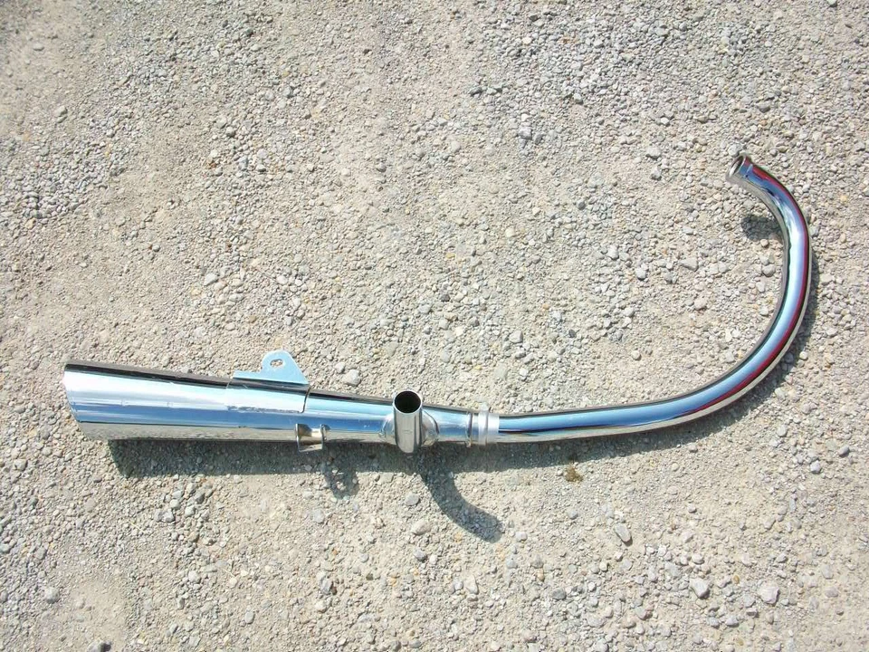 ¡NUEVO! ¡NUEVO! OEM! Silenciador izquierdo Yamaha XS400 Maxim XS400K XS400J vintage 1982-1993 Foto 4 de 4