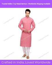 Wedding Designer Indian Kurta Bollywood Mens Sherwani Churidar Ethnic