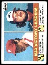 1983 Victory Leaders (John Denny / LaMarr Hoyt) LL 1984 Topps #135 MLB READ