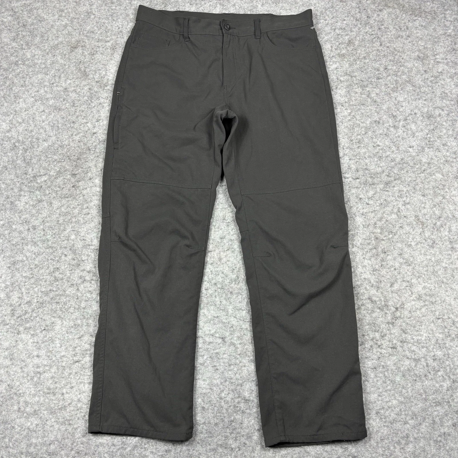 Eddie Bauer Travex Pants Men’s 36x32 Gray Casual Outdoors Chino Lightweight
