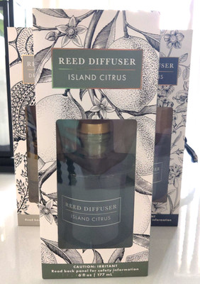 New 1 Bellevue 6 oz Reed Diffuser Island Citrus Oil Fall Winter Home Holiday