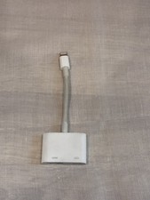 Genuine Apple Lightning to HDMI Adapter w/ Charging Port, White, for iPhone iPad