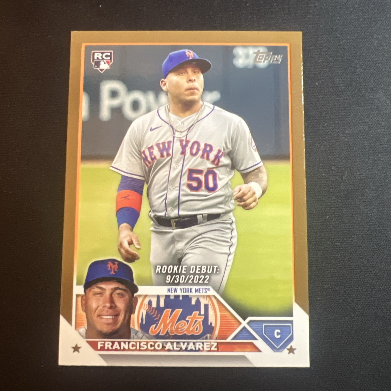 2023 Topps Update Series - Rookie Debut Francisco Alvarez #US255 Gold /2023 (RC)