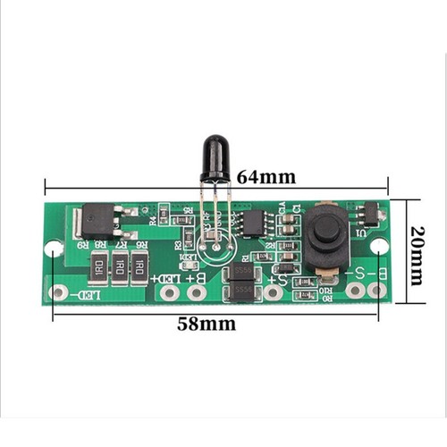 AA Batteries Needed Solar Street Light Control Panel Auto Power Reduction - Afbeelding 9 van 12