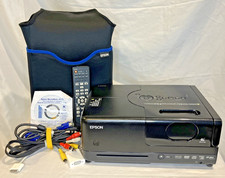 Epson MovieMate 55 3LCD Projector Built-In DVD Player H302A W/ Remote Works