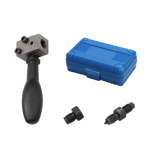 3/16" Pipe Flaring Tool Set with Rust-Resistant Adapters for Workshop Use & Case