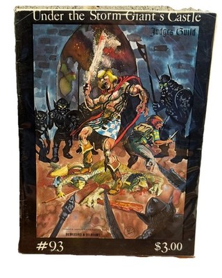 Judges Guild D&D Under the Storm Giant s Castle #93 Jennell Jaquays Art