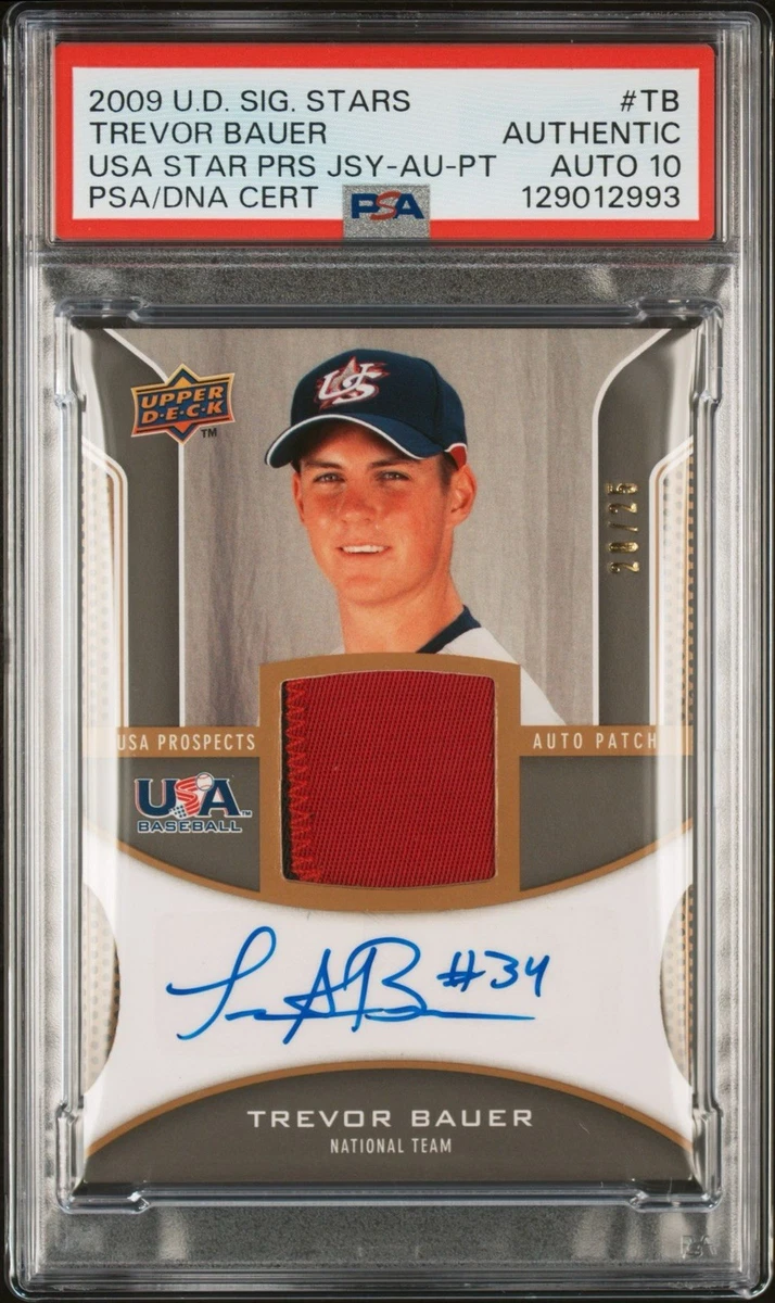 2009 Upper Deck Signature Stars - Trevor Bauer #USA-TB for sale | eBay