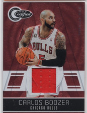 2010-11 Totally Certified - Carlos Boozer - Red Materials 050/249 #15 Jersey