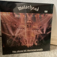 MOTORHEAD ~No Sleep 'til Hammersmith~ LP Clear Vinyl NEW Sealed 2005 Italy MINT