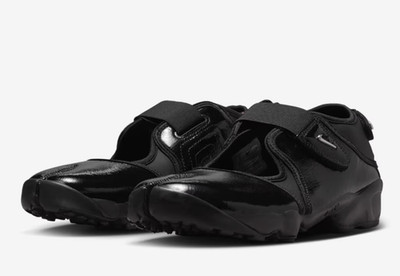 Nike Air Rift Luxury Leather IB8954-001 Black Black Women's Size