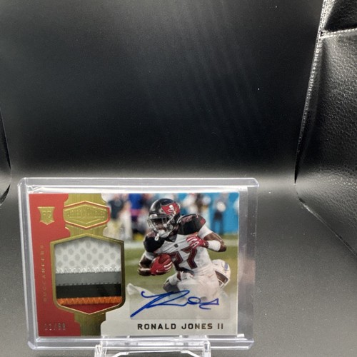 Panini Plates & Patches Ronald Jones II Rookie Patch Auto #228 /99