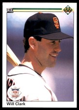 Will Clark 1990 Upper Deck #50 Giants MLB READ FREE SHIPPING AutographDen
