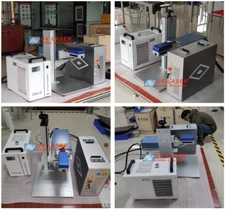 Slightly Used-80W fiber laser marker with Ronar smith lens 110*110mm Wuhan Optic