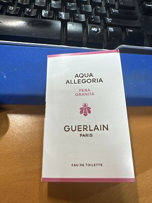 Guerlain Paris Aqua Allegoria Pera Granita EDT Sample Spray .03oz