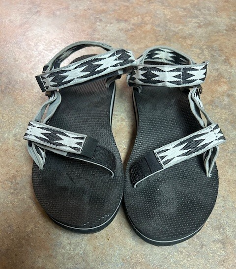 Teva Midform Universal Platform Sandals Women’s Size 10 Halcon Black/White