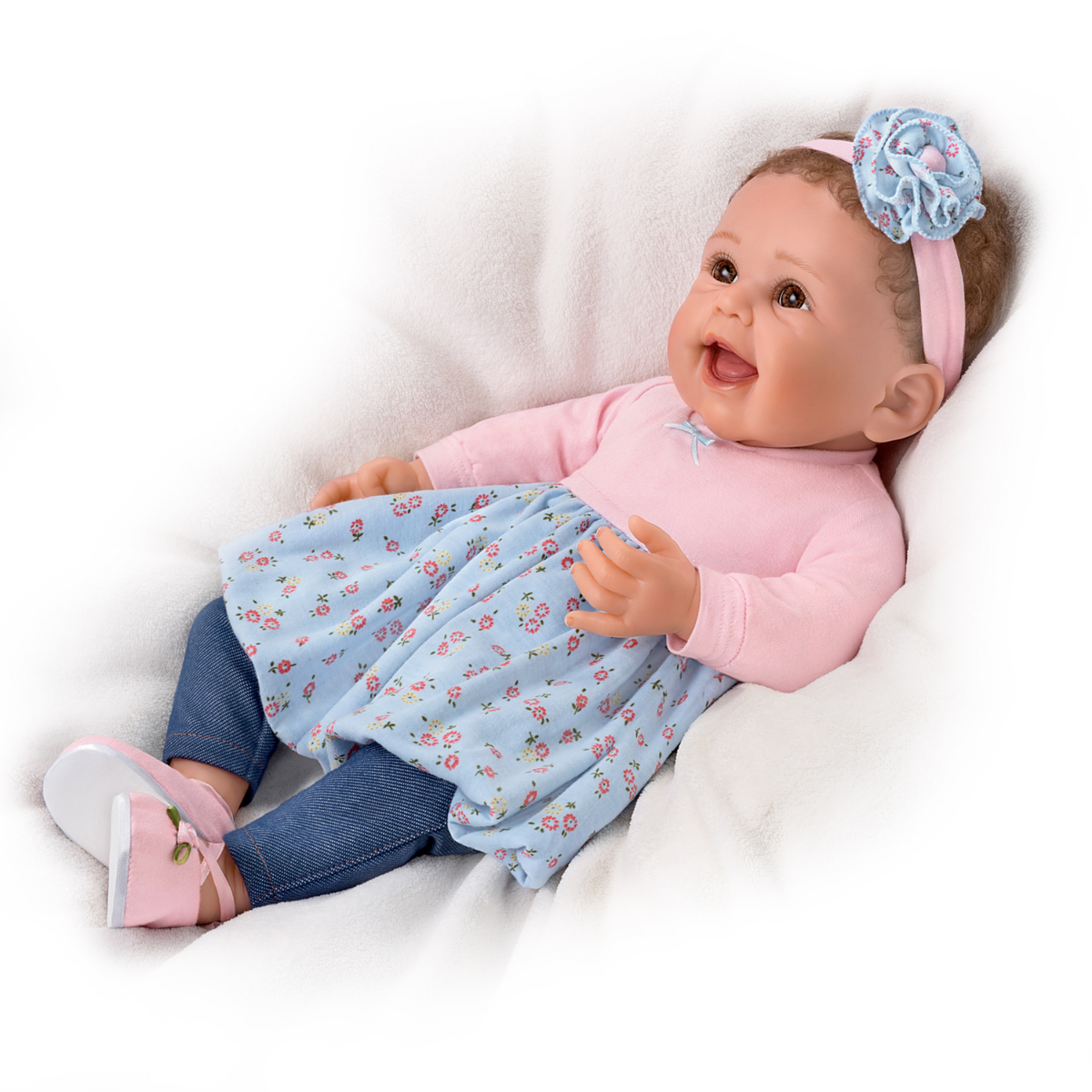 Asthon Drake Giggles And Grins Touch-Activated Baby Doll by Sherry