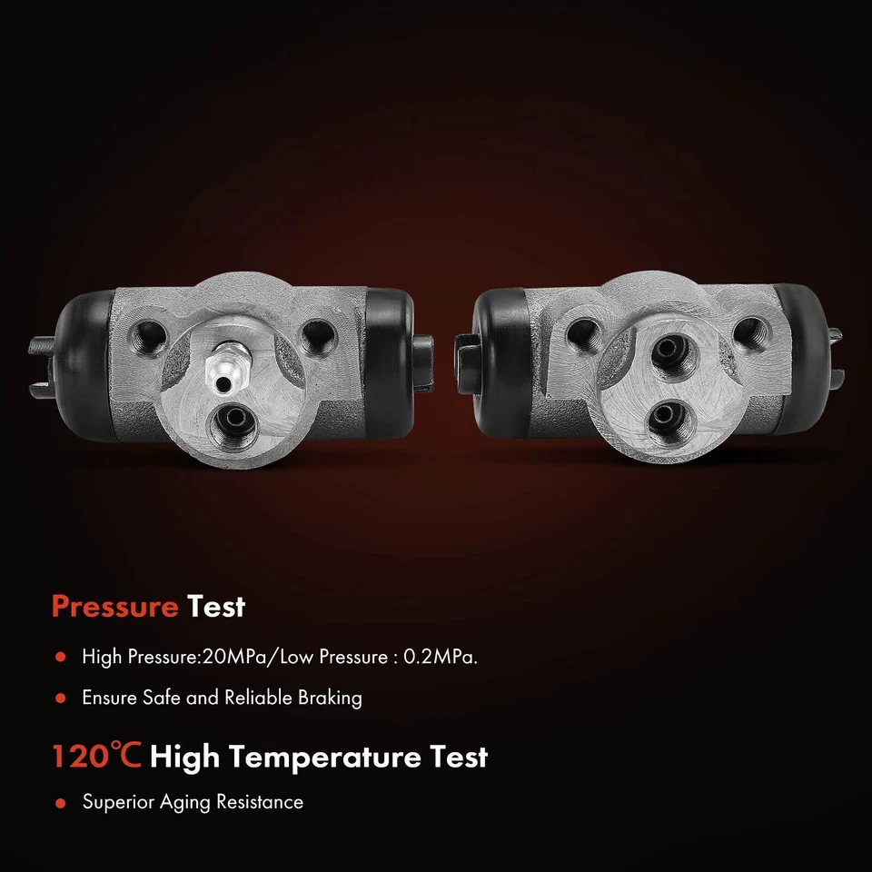 2x Cilindro de rueda de freno de tambor para Dodge Ram 50 87-93 Mitsubishi Mighty Max trasero Foto 4 de 4