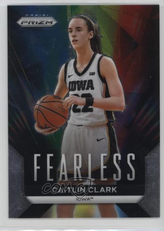2024 Panini Caitlin Clark Collection Fearless Caitlin Clark #F1 Rookie RC