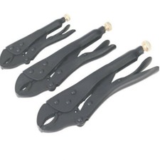 3 Piece Anti Rust Locking Plier Se