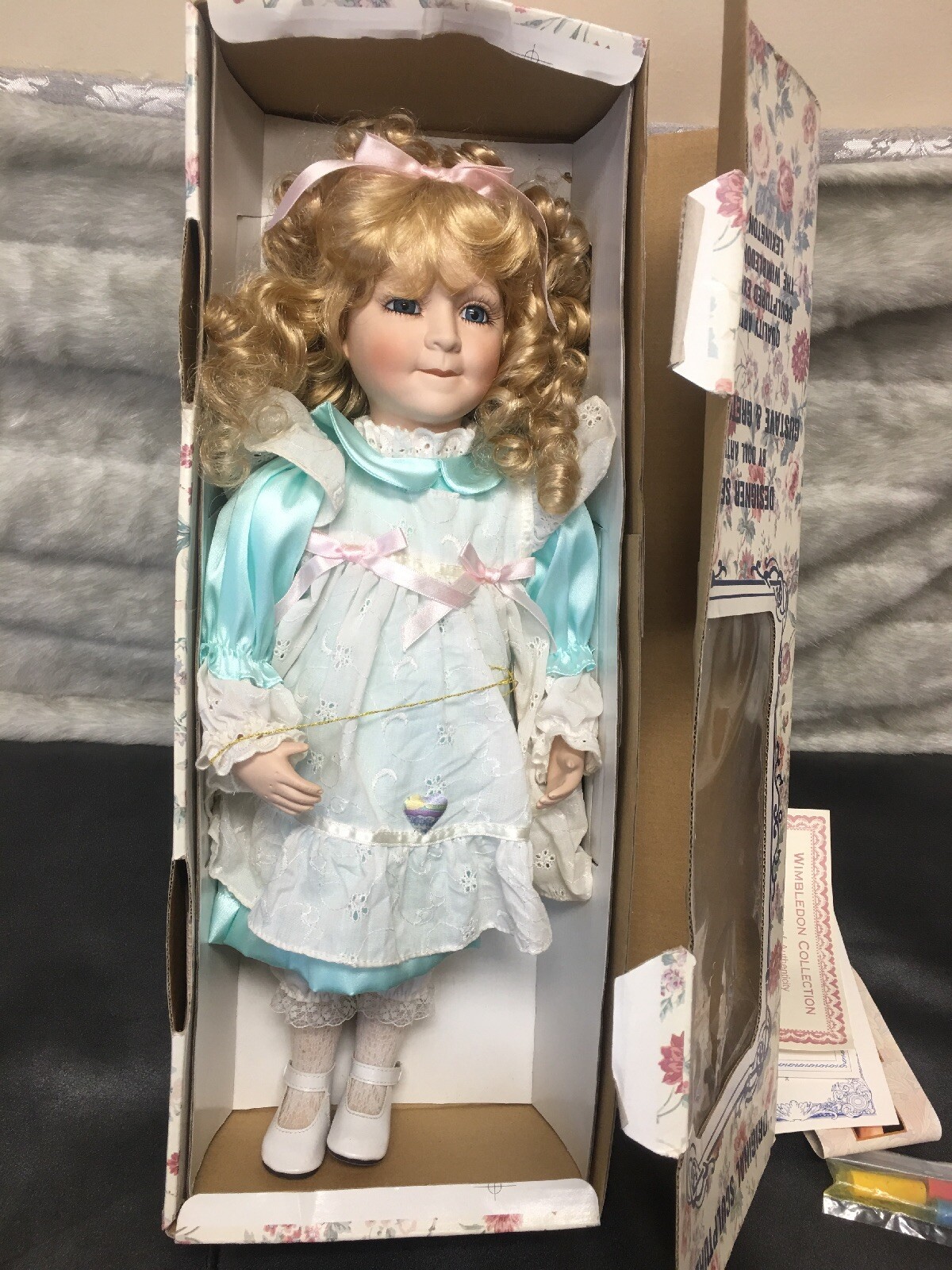 Gustave Wolff Wimbledon collection dolls "Larkin” 253/600 COA Orig Box