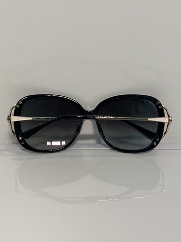 NIB Gucci GG0649SK 001 Black Round Woman’s Sunglasses - Picture 4 of 7