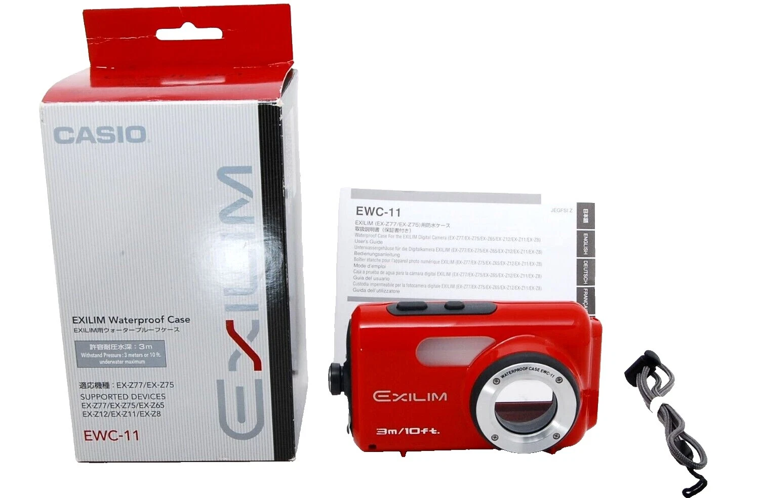 Estuches y carcasas para cámaras subacuáticas para cámara Casio