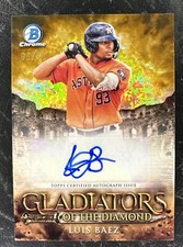 2024 Bowman Chrome Gold #6/50 Auto Luis Baez Gladiators Of The Diamond #GDA-LB