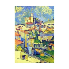 Cezanne Gardanne Old Master Art Picture Framed Wall Art Print