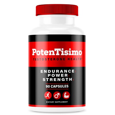 PotenTisimo  Men's Health 90 Count. El Original. Tu Unica Solucion!