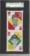 1951 Topps Red Back Panel 29/39 Kennedy / Kluszewski SGC 4.5