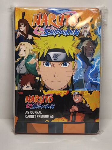 Cuaderno de anime Pyramid America Naruto Shippuden Shonen Jump Viz diario A5, ¡nuevo! - Imagen 1 de 7