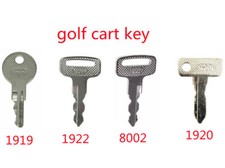4pk Golf Cart key Set For E-Z-GO YAMAHA Golf Cart PTV Club Car Ds Gas/Electric