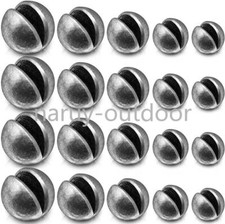 50 STCK. Runde Split Shot Sinker Abnehmbare A...