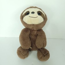 Brown Sloth Plush Stuffed Animal 20" Tan Large Giant Big Eyes No Tag