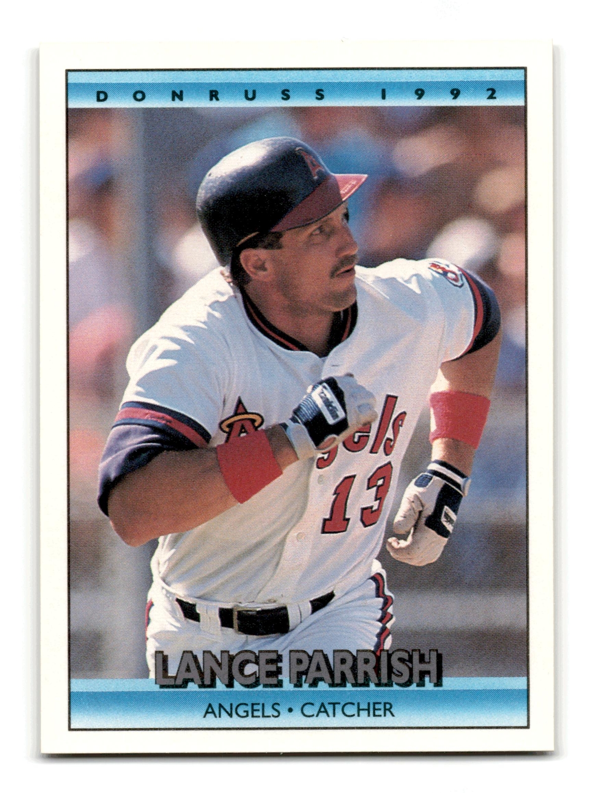 Lance Parrish 1992 Donruss #166b California Angels Mint