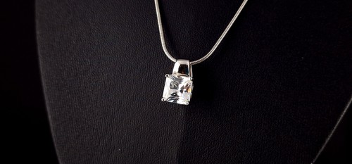 Anhänger Silber 925 Zirkonia - attraktiv modern & funkelnd - Bild 3 von 11
