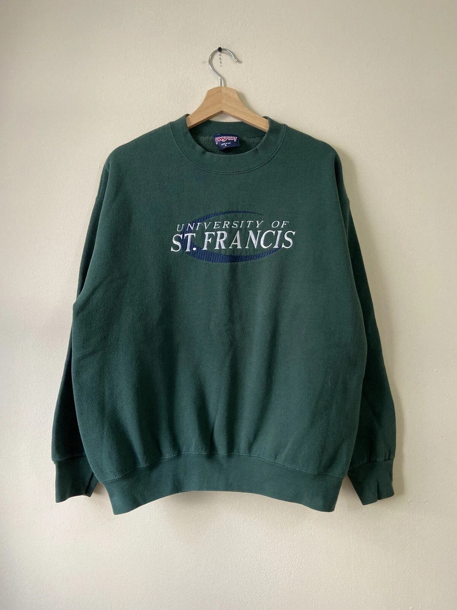 Vintage University of Saint Francis embroidered 90 s green