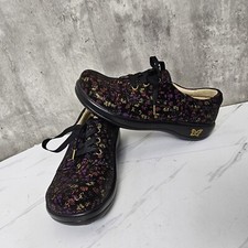 Alegria Kimi PRO Ditzy Doo Womens 39 US9 Floral Lace Up Comfort Nurse Shoes