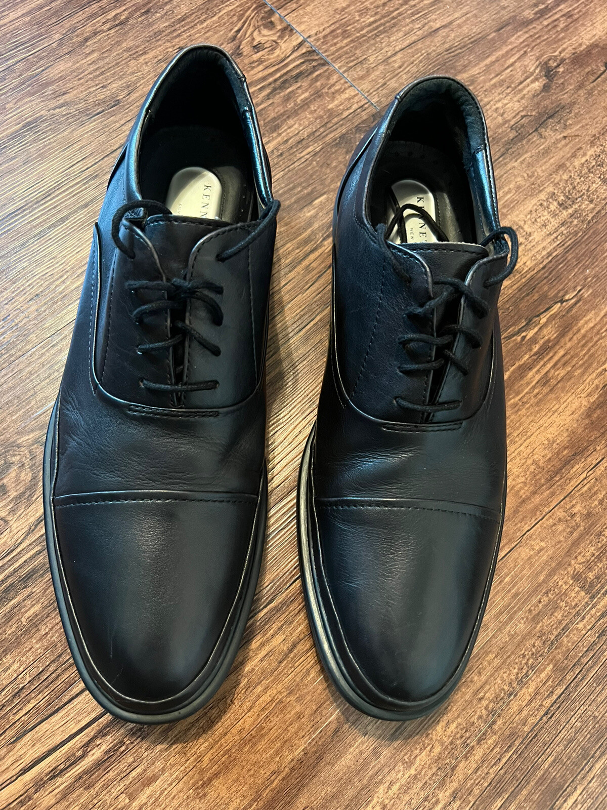 SAOLA Scarpe eleganti da uomo nere Kennet Cole Mid Town West Silver Technology taglia 10 5 M