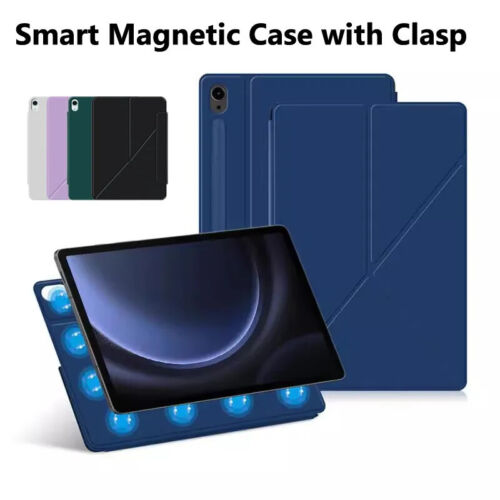 For Samsung Galaxy Tab S10 S9 Ultra S8 Plus S7 FE T970 X910 Magnetic Case Cover - Picture 18 of 27