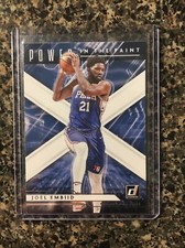 2021-22 Donruss Joel Embiid “power in the paint” insert basketball card # 10