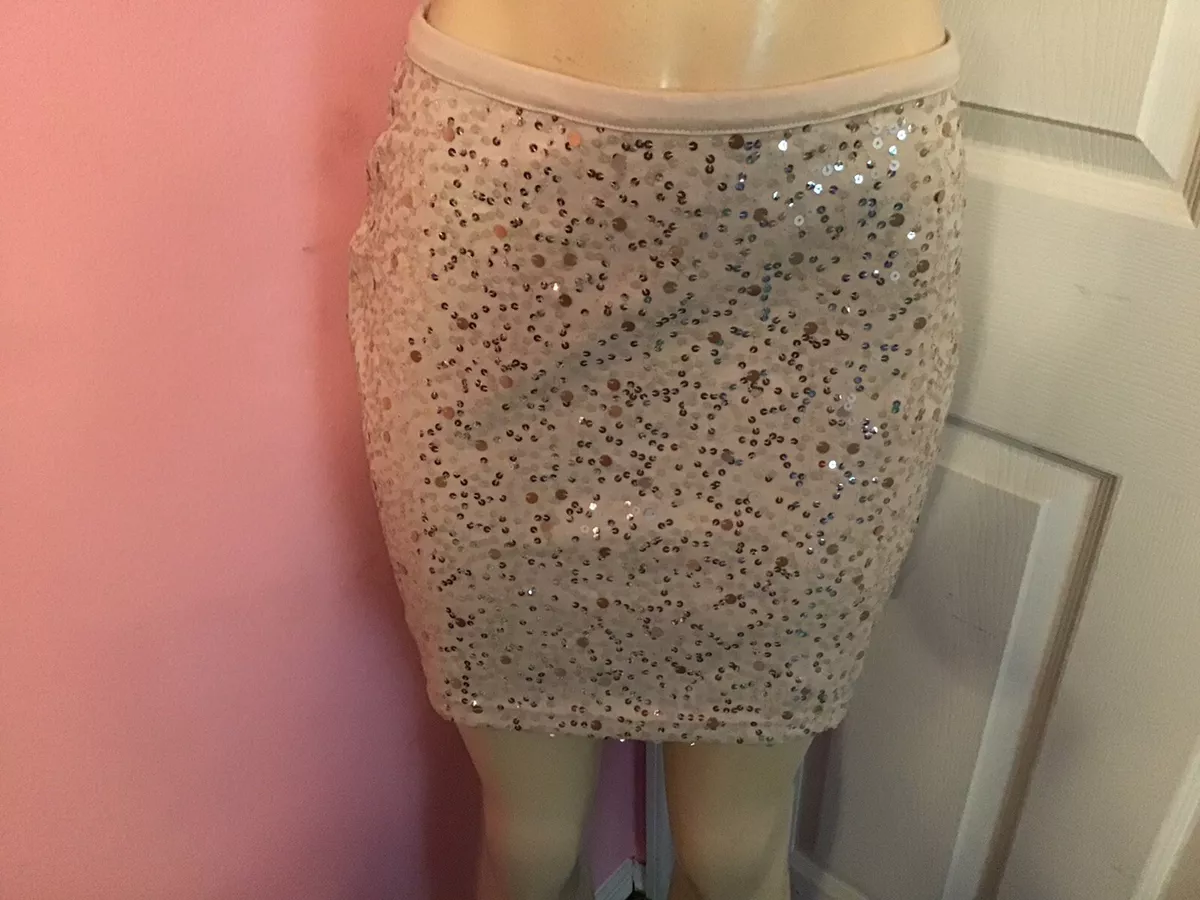 Sequin mini cheap skirt ebay