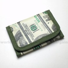 LUCKY WALLET Tri-Fold FRANKLIN 100 US Dollar Bill Novelty Gift Idea Vinyl B68