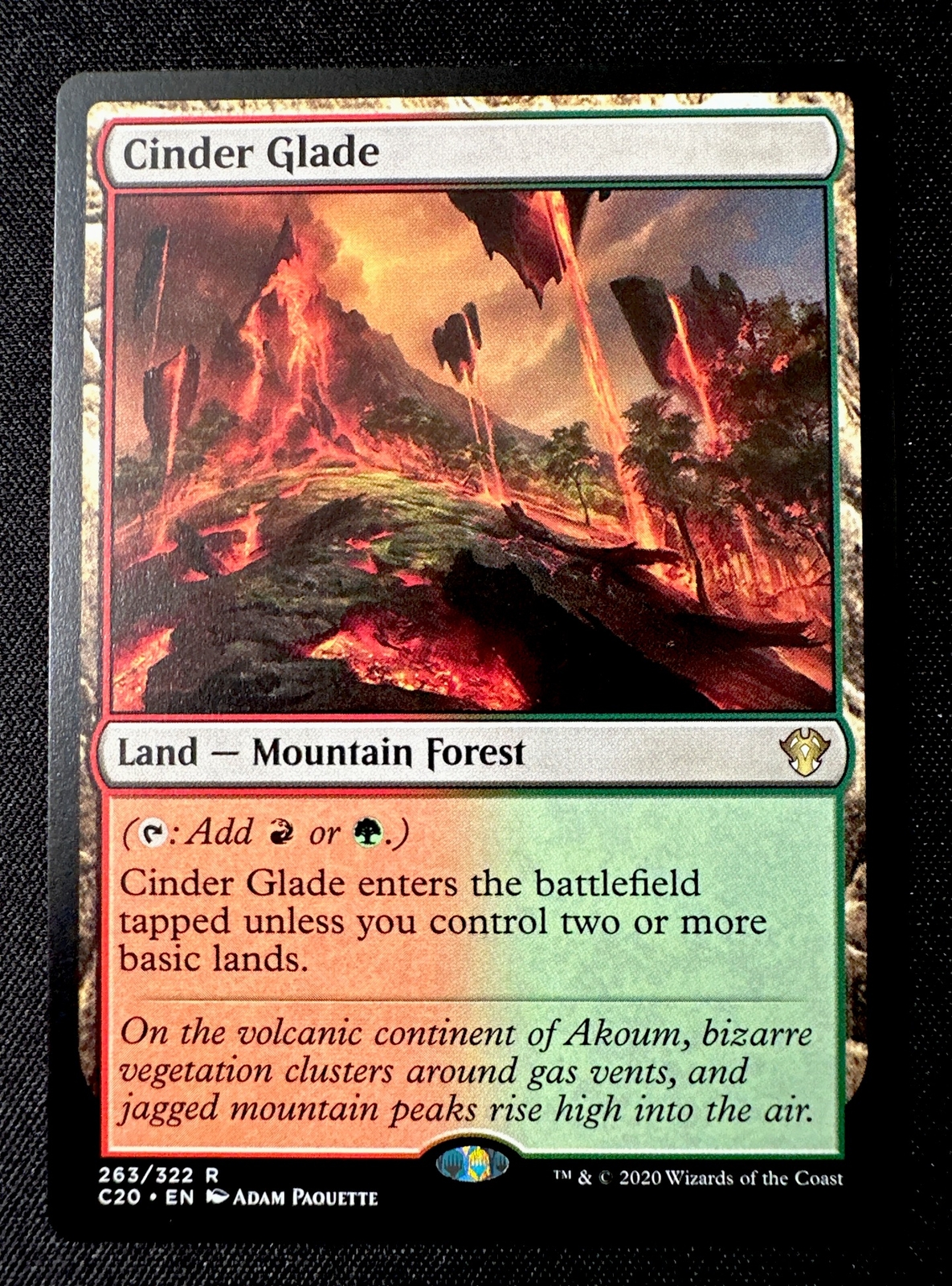 ​Cinder Glade Near Mint Commander 2020 ​​​​​