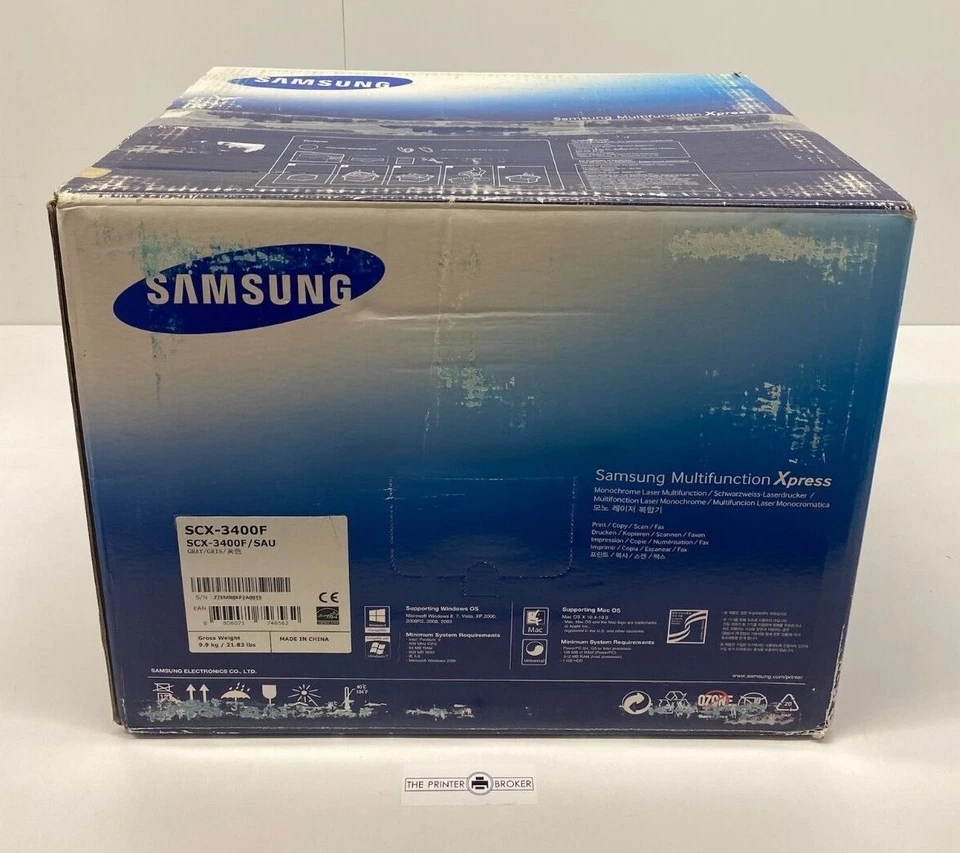 Samsung Xpress SCX-3400F A4 Mono Multifunction Laser Printer SCX3400F/SEE - Image 3 of 4